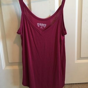 Maroon tank top